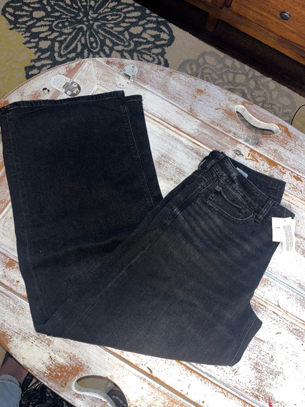 NWT AMERICAN EAGLE DREAMY DRAPE LOW RISE BAGGY WIDE LEG JEAN